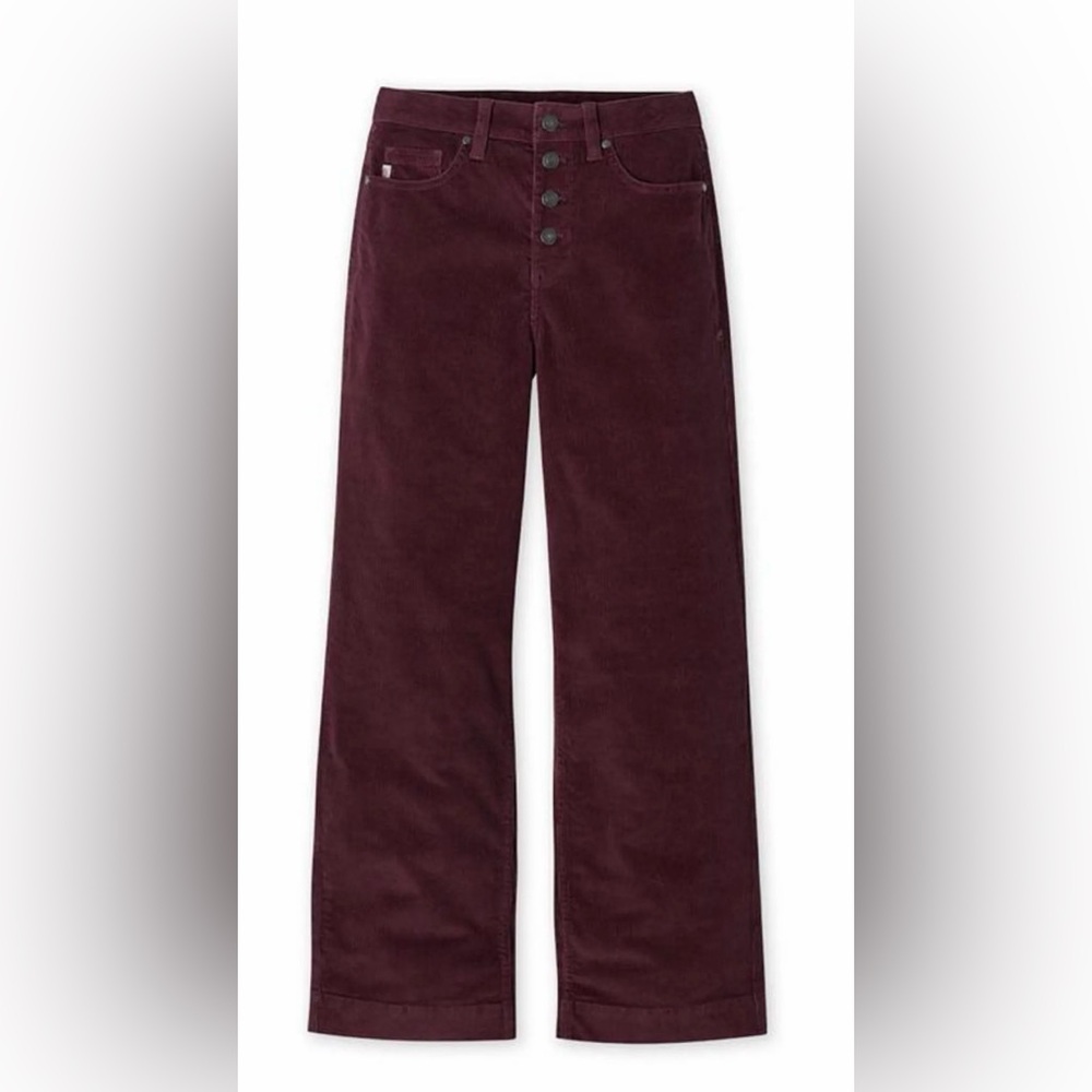 Stio Women's Rivet Wide Leg Corduroy Pants color Lodge Beam size:0 inseam:Reg
